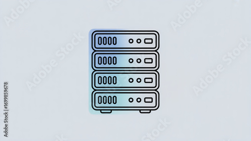 Server rack data center network storage system for cloud computing and it infrastructure solutions