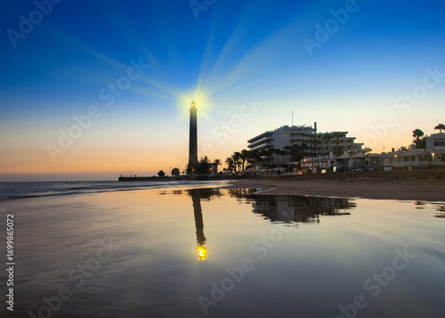 sunset in Maspalomas