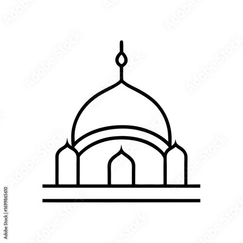 taj mahal vector