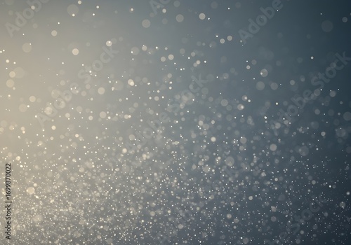 Abstract Sparkling Particle Background with Bokeh Effect