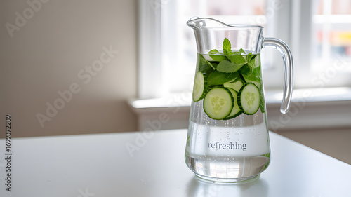 Refreshing Cucumber Mint Infusion