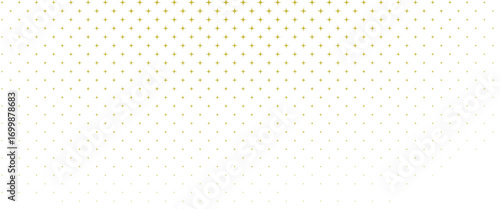 Gold confetti star seamless pattern. Yellow spark repeated wallpaper. Golden glitter sparkle repeating background.