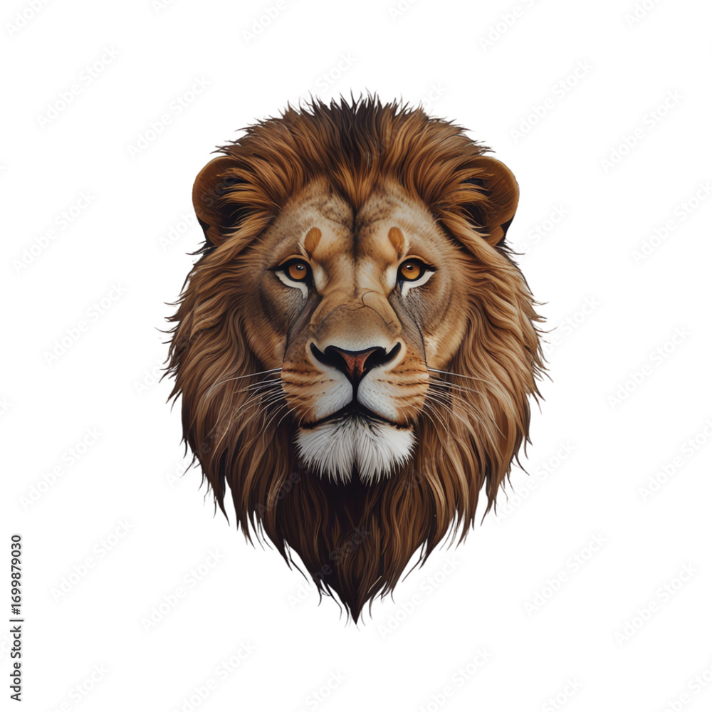 Obraz premium lion head isolated