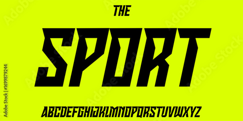 Narrow sport alphabet, sharp digital bold slanted italic letter set, bold geometric font for space game logo, speed AI headline, dynamic typography, modern future space app design. Vector typeset