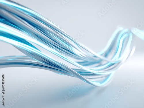 Abstract lines shiny connection