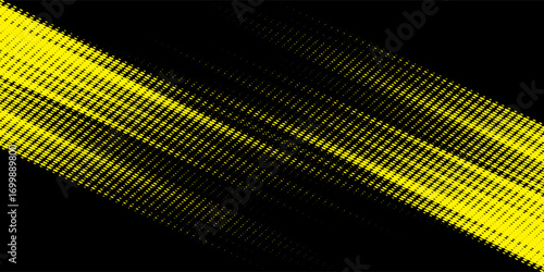 yellow black brush wrap car sticker pattern abstract banner sporty lines black yellow color combination grunge brush modern pattern motorsport design.