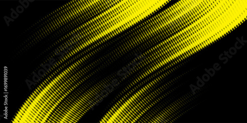 yellow black brush wrap car sticker pattern abstract banner sporty lines black yellow color combination grunge brush modern pattern design, modern, Eps 10.