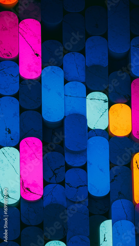 Colorful background of education and art