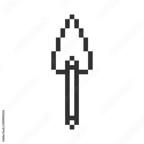 trowel tool equipment pixel art