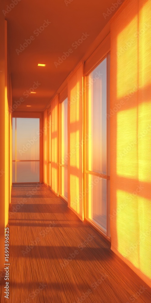 Obraz premium Sunset Corridor