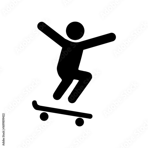 silhouette of a man on a skateboard