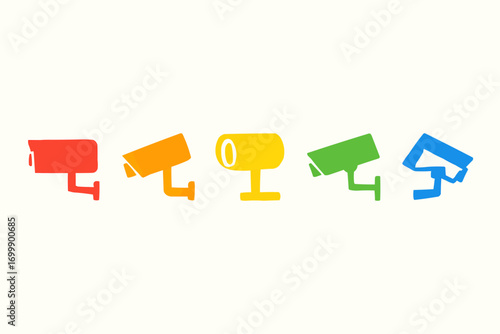 A vibrant 3D illustration of colorful alphabet letter and arrow icons on a white background, useful for education and business design