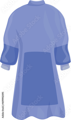 Sterile surgical gown ensuring hygiene and safety in operating room