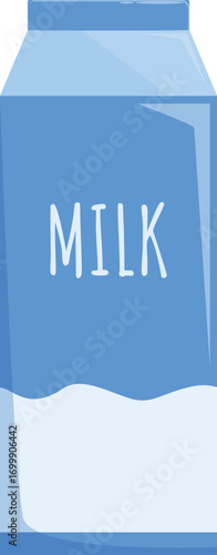 Carton of milk presenting a refreshing and nutritious dairy product, perfect for breakfast or a healthy snack