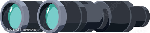 Binoculars with magnifying lenses, ideal for exploration, birdwatching, or surveillance