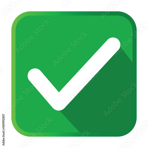 green check mark icon. tick mark icon. check box icon with correct sign. approval symbol. check list circle frame. accept sign. check marks for accept, confirmation, agreement. vector illustration