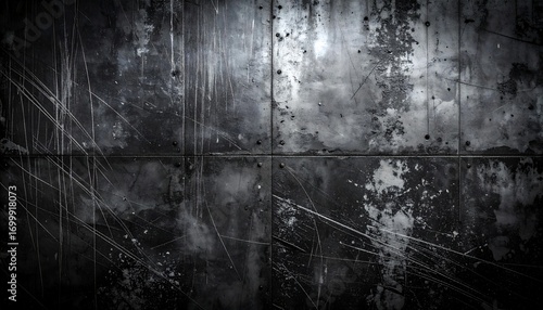 Dark Grunge Rusty Metal Background