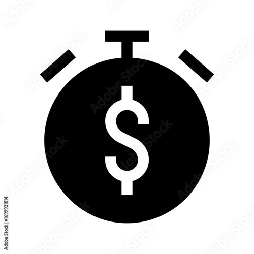 Time Dollar Icon