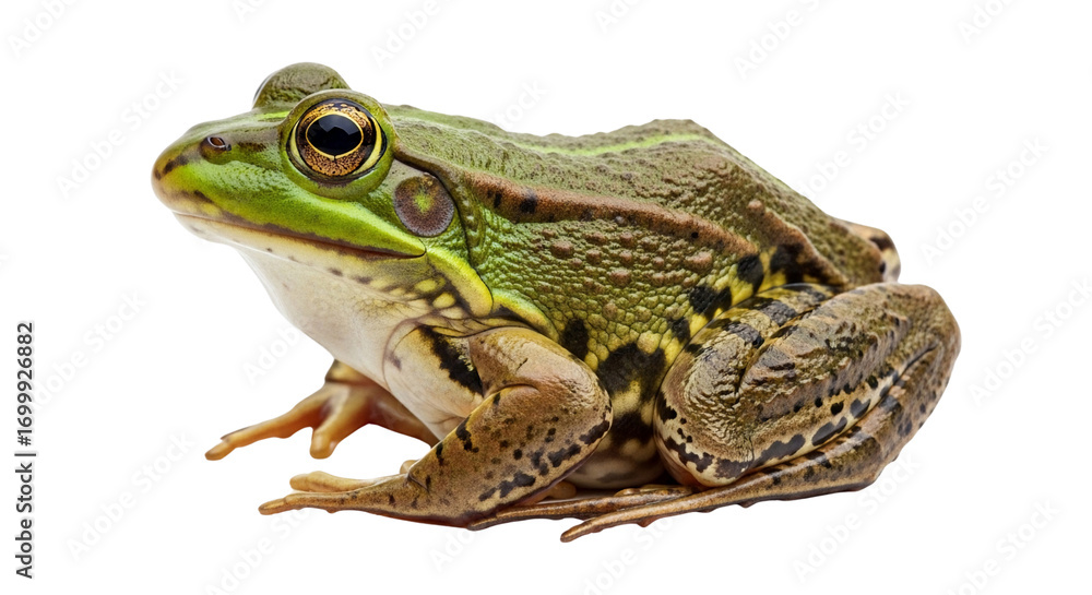 Naklejka premium Frog isolated on transparent background