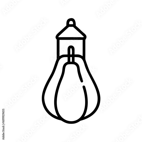Iconic punching bag symbol representing boxing fitness training and athletic performance for sports enthusiasts and gym branding