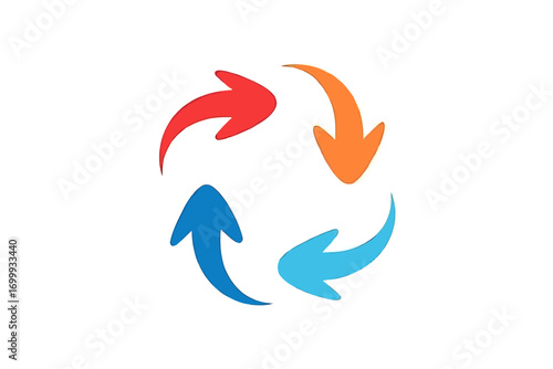Arrow Cycle Icon | Rotation, Refresh, Update Symbol
