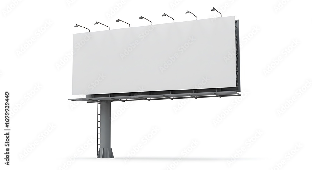 Obraz premium Blank Billboard: Awaiting its Message