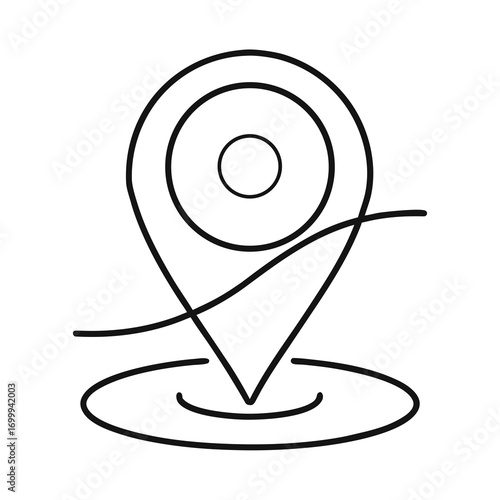 snail on a map