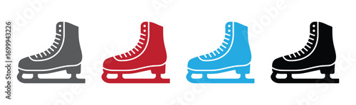 Ice skate icon in filled,   outline and stroke style. Vector illustration of  ice skate vector icons designs can be used for mobile, ui, web