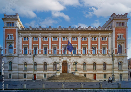 View on the Chamber of Deputies, Rome, Italy