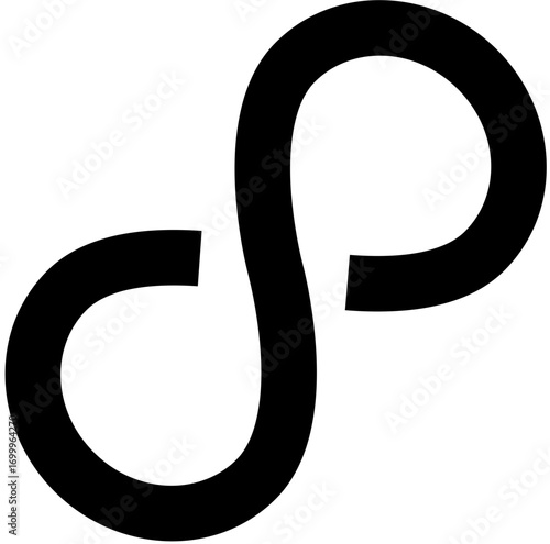 simple sharp ui icon infinite loop