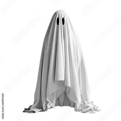 Konstfotografi Playful Ghost Costume for Kids and Halloween Celebrations