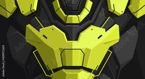 Dynamic Action Pose, Futuristic Armor, Digital Art, Sci-Fi Environment, Close-up View, Conceptual Design