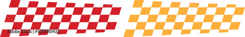 racing stripe vector set, race car vector. checkered pattern
