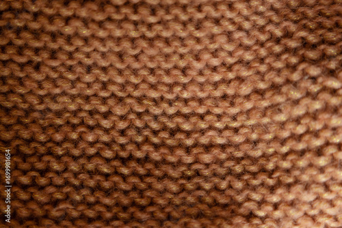 Wallpaper Mural Knitted wool fabric texture in warm brown color Torontodigital.ca
