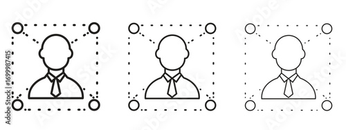 Skillsfor banner and packaging design Vector illustrationsn icon with outline style, vector illustration designs