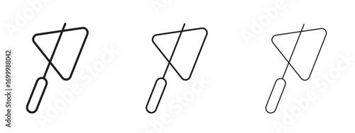 reflex hammer icon with outline style, vector illustration designs