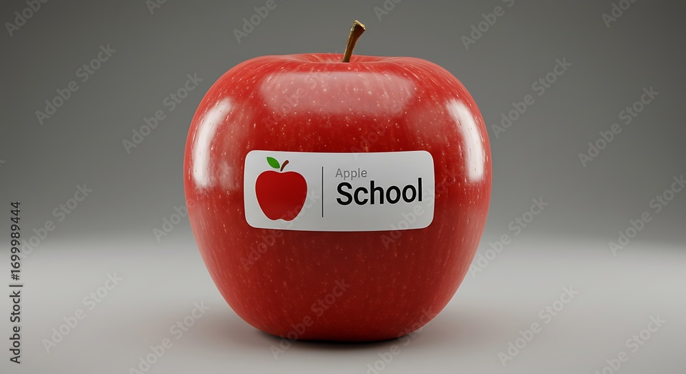 Obraz premium 紅玉の学校