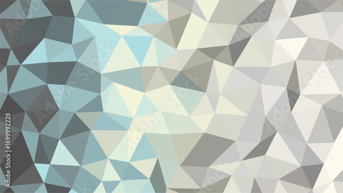 Cool Toned Abstract Polygonal Background with Blue and Gray Shades geometric low poly
