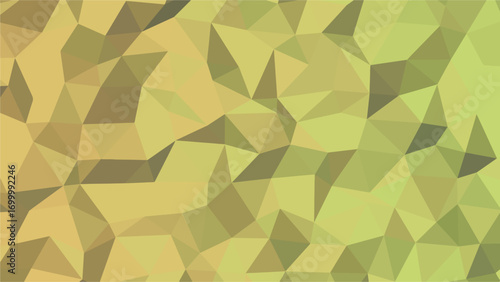 Earthy Green and Yellow Polygonal Geometric Abstract Background Texture gradient
