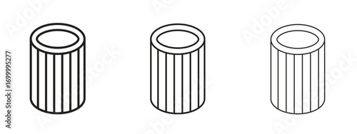 Air filter icon with outline style, vector illustration designs