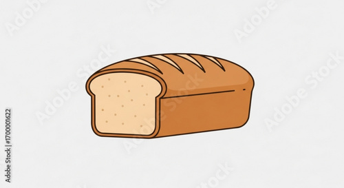 Freshly baked loaf of bread ready for delicious sandwiches and culinary creations, perfect for any kitchen or food service concept.