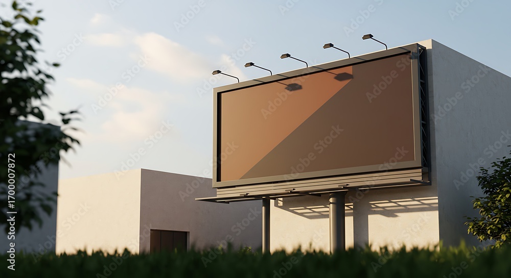 Fototapeta premium Golden Hour Billboard