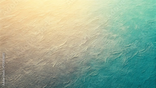 Abstract Textured Background: Warm Beige to Teal Gradient, Subtle Stone Pattern, Calm and Serene Mood.