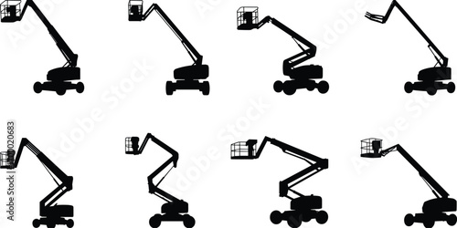 Boom lifts, aerial work platforms, cherry pickers, telescopic boom lift, articulating boom lift, construction equipment, maintenance platform, height access, safety work platform, industrial machines