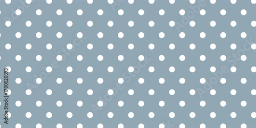 Seamless colorful polka dot vector pattern, vintage retro wallpaper and cute background design.