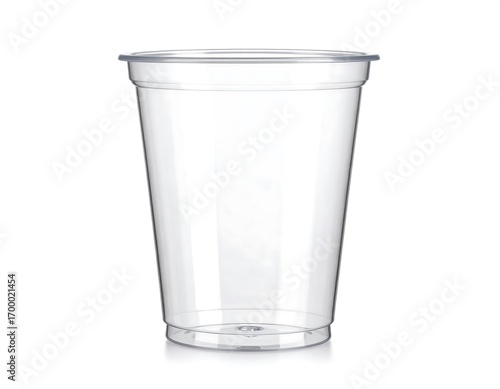 Wallpaper Mural Clear plastic disposable cup (1) Torontodigital.ca