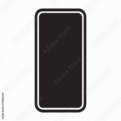 Minimal slim power bank flat design