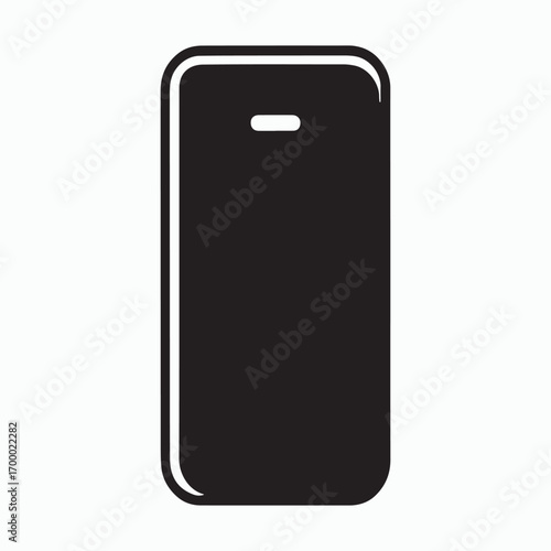 Modern power bank slim silhouette symbol