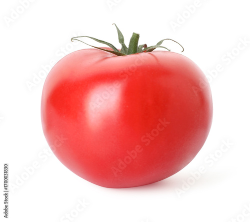 Wallpaper Mural One ripe red tomato isolated on white Torontodigital.ca