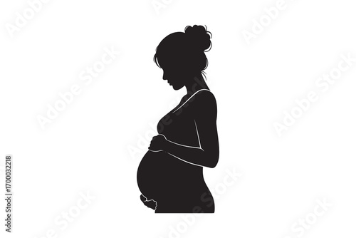 Pregnant Woman Silhouette